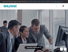 Tablet Screenshot of dailyagile.com